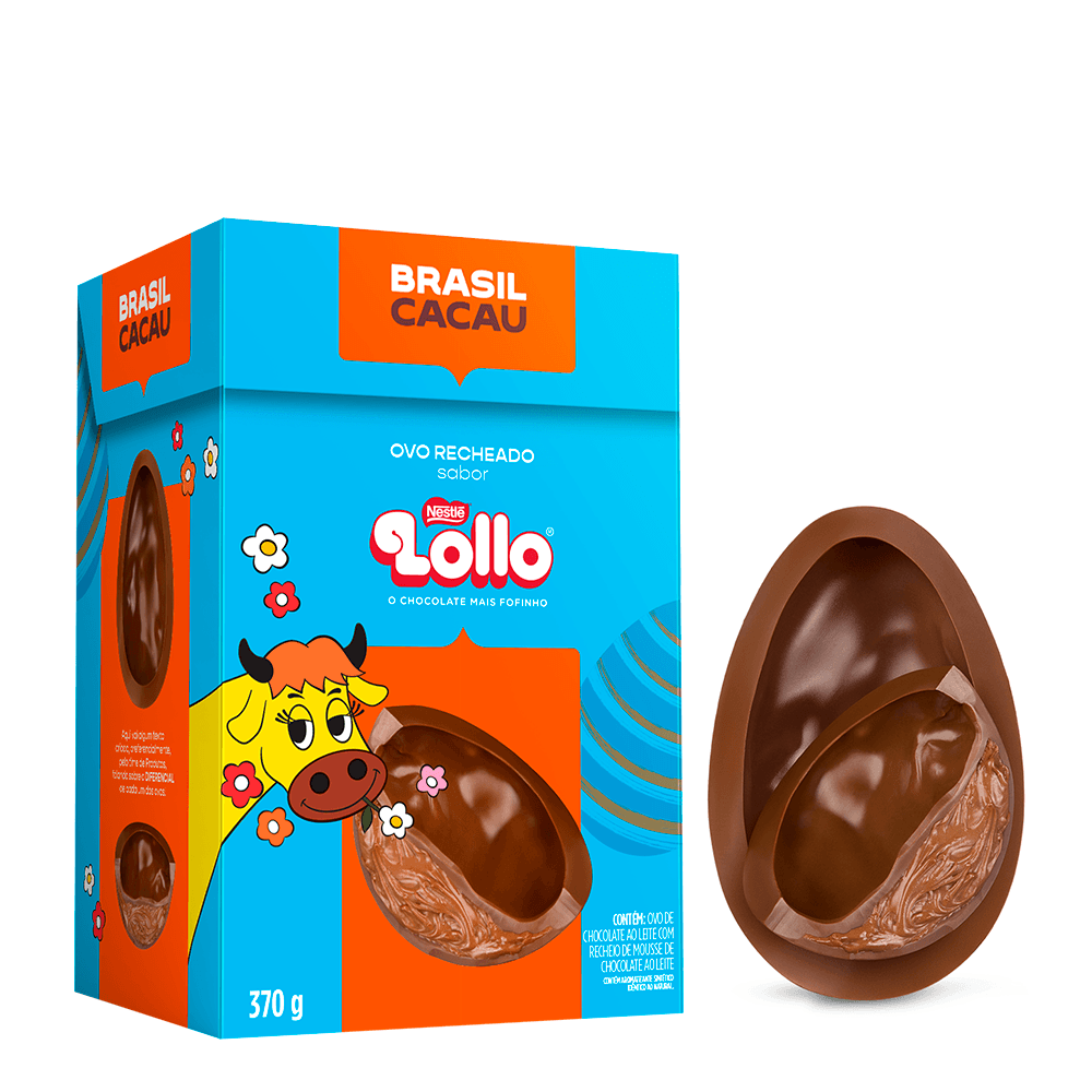 Ovo de Páscoa Recheado Lollo® Nestlé® 370g