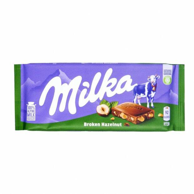 MILKA HAZELNUT 100GR