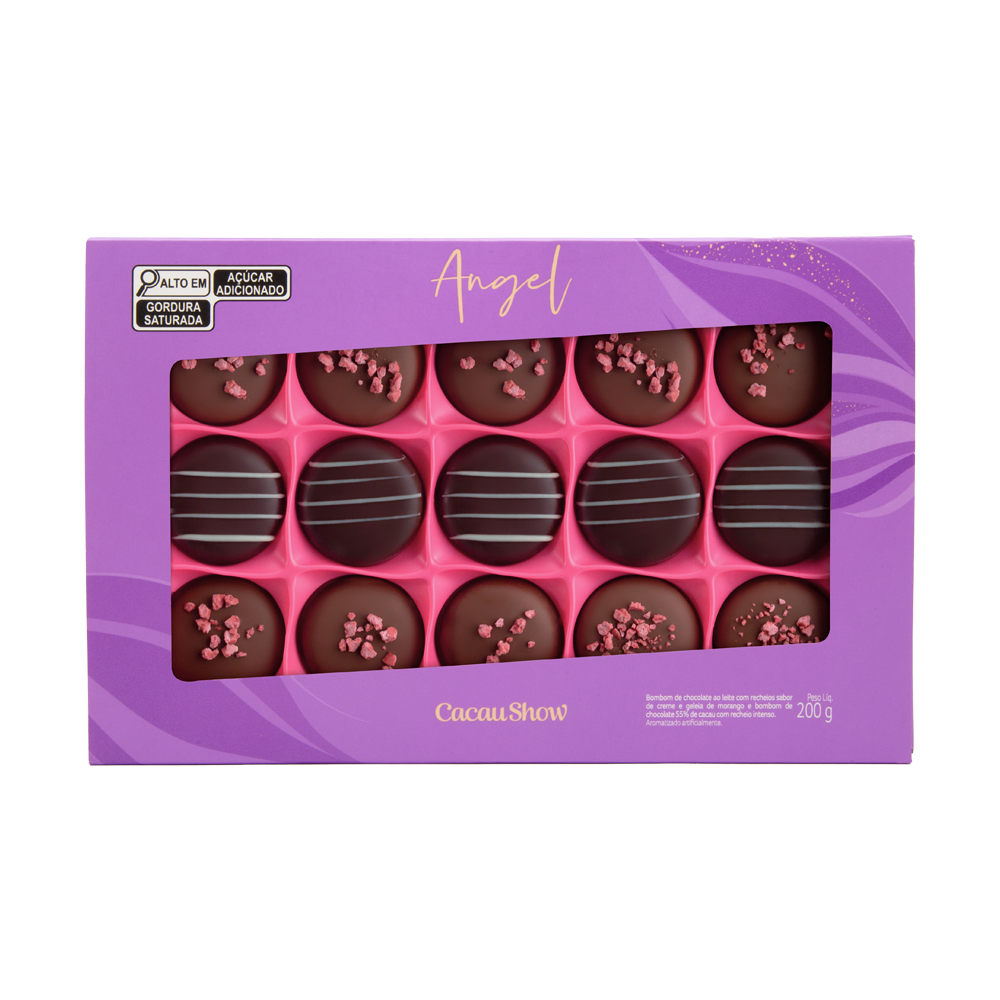 Caixa de Bombom Angel de Chocolate ao Leite 200g