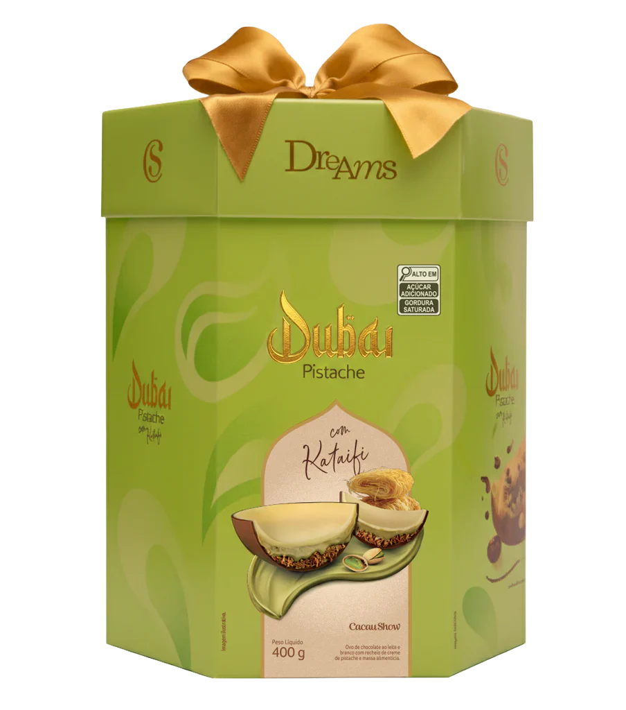 Ovo de Páscoa Dreams Dubai Pistache 400g