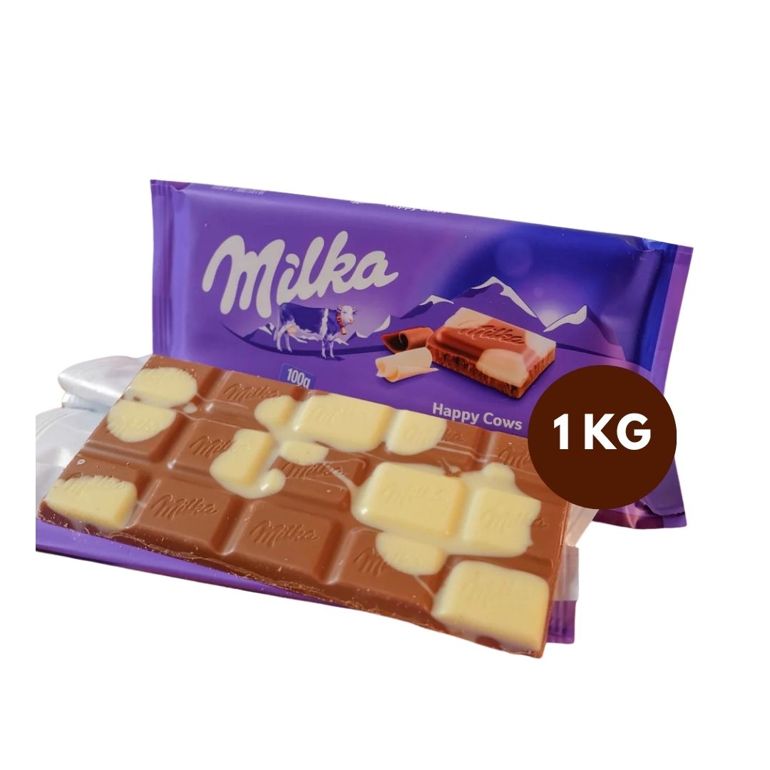 Barra de Chocolate Milka (Ao Leite) 1kg – Edição Limitada