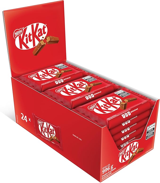 Kit Kat ao Leite 41,5g - Nestlé 24 Unidades