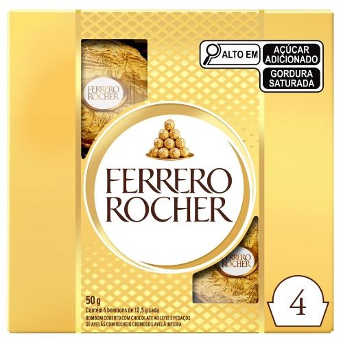 Caixa 4 Bombons – Ferrero Rocher